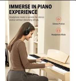 Resim Donner DDP-80 Wooden Style Dijital Piyano (Naturel Wood) 