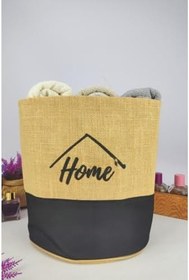 Resim Digithome Hasır Çok Amaçlı Düzenleyici Organizer Yuvarlak Saksılık Siyah - CLY-J1023 C1-1-121 
