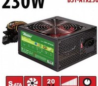 Resim Power Boost Bst-Atx230R 230W 12Cm Kırmızı Fan Siyah Atx Power Supply (Retail Box) 