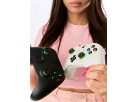 Resim Xbox One Series S x Uyumlu Analog Topuz 2 Adet Başlık Kol Yedek Parça Yeşil 