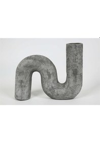 Resim Vitale Lidya Füme Çengel Vazo 26 6.5 21.5 Cm Ak.kk0006 Renkli 