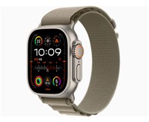 Resim Apple Watch Ultra 2 GPS + Cellular 49 mm Titanyum Kasa ve Alpine Loop - Büyük Boy Mavi 