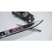Resim DK Tuning Volkswagen Gti Running Rabbit Logo Çamurluk Yanı Krom Metal Bıçak Logo 