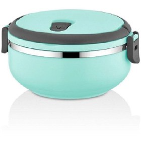 Resim Veliday Tek Katlı Sızdırmaz Yemek Termosu Sefer Tası Saklama Kabı Turkuaz 