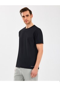 Resim Skechers M Sorona Regular T-shirt Erkek Siyah Tshirt S2510210-001 SIYAH 