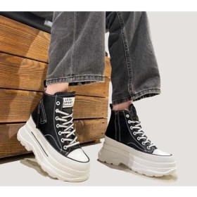 Resim Bags Shoes Guja 24K345-4 Kadın Deri Yüksek Taban Fashion Spor Bot 