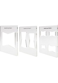 Resim Adet Kelebek Kakma Şablon Ağaç İşleme Papyon Anahtar Ahşap Papyon Gömme Dekoratif Aksesuarlar Burç Yönlendirici Ve Dekoratif Şablonlar 