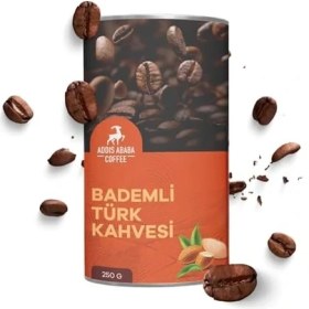 Resim Mena Rise Addis Ababa Coffee - Bademli Türk Kahvesi, Aromalı Türk Kahvesi 250 gr 