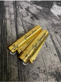 Resim Clipper Metal Çakmak Gold 