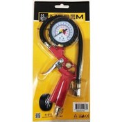 Resim Meşem Saatli Lastik Şişirme Tabancası Profesyonel Hava Saati Ölçme 