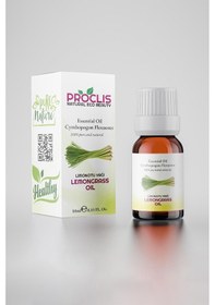 Resim Proclis Limonotu Yağı, Doğal Uçucu Yağ, Lemongrass Oil, Cymbopogon Flexuosus 10 Ml 