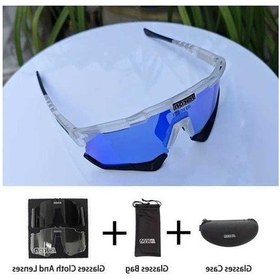 Resim Fastbuy Sunshine011 Şeffaf Siyah Çerçeve Mavi Lens Pc Cam Tpu Kasa Moda Yarı Çerçeveli Gözlük Altın Altın 