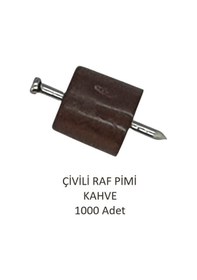Resim Çivili Raf Pimi Kahve 1000 Adet 