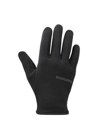 Resim Shimano Light Thermal Bayan Siyah Uzun Parmak Kışlık Eldiven Beden L 