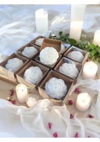 Resim Bernami Vazo Pinterest Özel Tasarım 20 Adet Gül Şakayık Mum Nişan Nikah Düğün Kına Hediyelik Diğer 