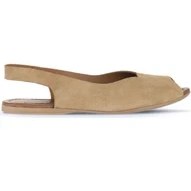 Resim Bueno Shoes Taba Açık Alf Süet Kadın Düz Sandalet 01WA5804 01WA5804 