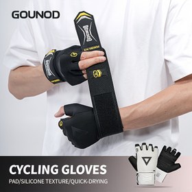 Resim 1 Çift Fitness Eldiveni Yarım Parmak Bisiklet Avuç Pedi Erkek ve Kadınlar İçin Ekipman Antrenman Dambıl Halter Kaymaz Spor Eldiveni 