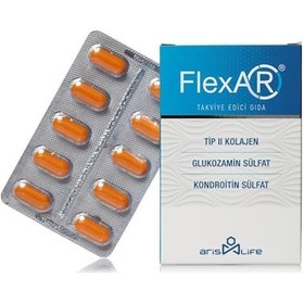 Resim Flexar Tip 2 Kolajen C Vitamini - Manganez Takviye Edici Gıda 30 Tablet 