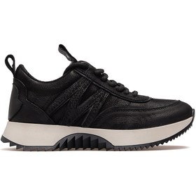 Resim Mammamia Kadın Hakiki Deri Sneaker Günlük Ayakkabı 25k D25ka-3700 Z Siyah Nubuk 