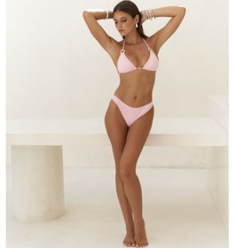 Resim Mai Collection Mai Studios Co. Samudra Düz Kesim Pembe Bikini Altı Pembe 