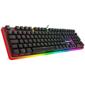 Resim Gamebooster Gb-g99 Vigor Rgb Blue Optik Swıtch Su Geçirmez Mekanik Siyah Oyuncu Klavyesi 