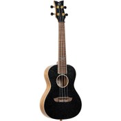 Resim Ortega Element Series Concert Ukulele (Metallic Black Ruel) 