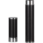 Resim Metal Puro Tüp Karbon Fiber Cebi Tek Taşınabilir Mini Puro Neme Kutusu Seyahat Tutucu Siyah Sigara Aksesuarları | Puro Aksesuarları(Yurt Dışından) 