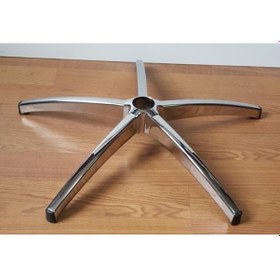 Resim Kamusalmarket Makam Sandalyesi Krom Yıldız Ayağı Çap 65 Cm 150 Kg 
