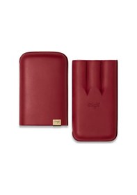 Resim Davidoff Iconic Seri Deri Puro Kılıfı Kırmızı Gold 3lüi 64 Ring 