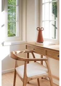 Resim Helsinki Krem C Model Bohem Ceviz Ahşap Sandalye 