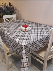 Resim Kaydırmaz Tabanlı Pvc Muşamba - Desenli Silinebilir Masa Örtüsü 06kt39 Çok Renkli 