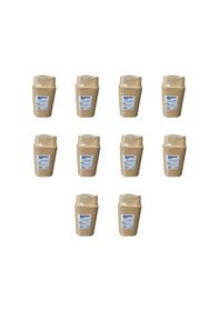 Resim Dolphin Muffin Kare Kağıt Kraft Sarı Kek Kalıbı Kapsülü Kabı - 50 Adetlik 10 Paket Renkli 