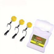 Resim 1 adet 50m Yem İpi, POP UP Boilies Tutucu, Terminal Takım, Chod Saçlı Ronnie Rig Yem Besleyici Balıkçılık Aksesuarı 