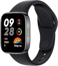 Resim karadağsb Redmi Watch 3, Akıllı Saat, 1.75 Inç Amoled Ekran, Nabız Uyku Oksijen Seviyesi Takip, 100 Egzersiz 