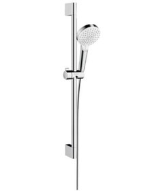 Resim Hansgrohe Crometta Duş Seti Beyaz-krom 1 Jet, Green, 6 Lt/dk, 65 Cm Duş Barı Ile 