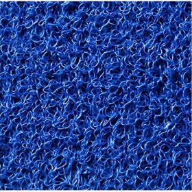 Resim Teknotrust Kıvırcık Paspas Mavi 40X60 