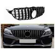 Resim Mercedes W205 İçin Uyumlu Gtr Ön Panjur Izgara Seti 2014-2018 