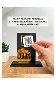 Resim mars tasarım Masa Numarası Qr Kod Pencereli 1- 20 Adet -kafe Lokanta Restoran Oteller 