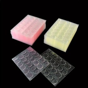 Resim Ultra-İnce Giyilebilir Tırnak Şeritleri Özel Jöle Tutkalı Sarı Tutkal Manikür için, Süper Yapışkan Çıkarılabilir Tırnak Etiketleri, Tırnak Sanatı Aksesuarı 