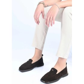 Resim Bestello Bağcıksız Toka Detaylı Termo Taban Hakiki Deri Loafer 338-7086 Kadın Ayakkabı 