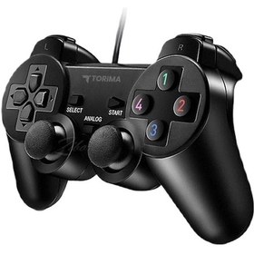 Resim Torima P2 Analog Usb Joystick PC Gamepad Oyun Kolu Siyah 