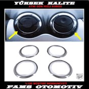 Resim Dacia Sandero Krom Havalandırma Çerçevesi 4 Prç 2006-2012 