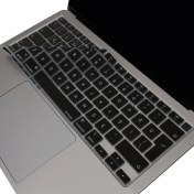 Resim McStorey Macbook Air M1 Klavye Kılıfı Türkçe Q Baskı A2179 A2337 ile Uyumlu 