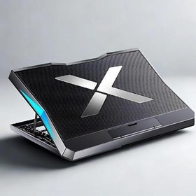 Resim Ultra Sessiz 6 Fanlı Gaming Laptop Soğutucu, Süper Soğutucu Led Işıklı Dayanıklı Laptop Standı 