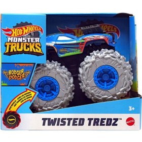 Resim Hot Wheels Monster Trucks Twisted Tredz Rodger Dodger Araç Gvk40 