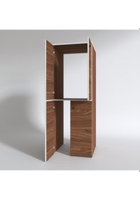 Resim Kenzlife Çamaşır-Kurutma Makinesi Dolabı Kapaklı Jelena Cvz 180*70*60 Banyo Çift Katlı Arkalıksız Çok Renkli 