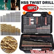 Resim HSS Vidalı Matkap Ucu Seti - 100/50 parça Değer Paketi, Titanyum Kaplama, Dayanıklı Metal Yapı, Elektrikli Aletler için Dişli Şaftlar, Delme, Koyma ve Gömme için İdeal, Gömme Matkap Uçları | Titanyum Kaplı Matkap Uçları | Metal Yapılı Matkap Uçları 