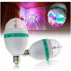 Resim Magma Disco Ampül Led Işıklı Döner Başlıklı Duy 