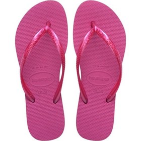 Resim Havaianas Kız Çocuk Slim Metalik Pembe Parmak Arası Terlik-14349 