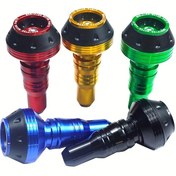 Resim 1 adet Evrensel Alüminyum Alaşım M10 Çerçeve Kaydırıcı, Off-Road Motosikletler için 10mm Egzoz Koruyucu, Anti-Düşme Motor Çubuğu Koruyucu 